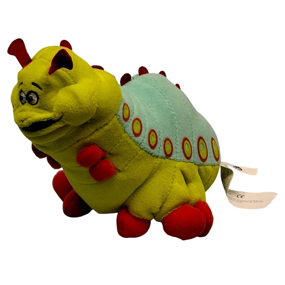 Vintage Walt Disney Pixar A Bugs Life Heimlich Caterpillar 8" Bean Bag Plush - Picture 5 of 9